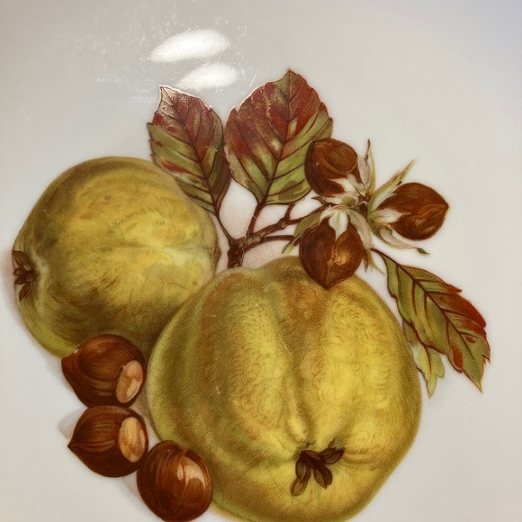 E&R 1886 German Golden Crown Harvest Salad Plates. Set of 3. - Picture 4 of 8